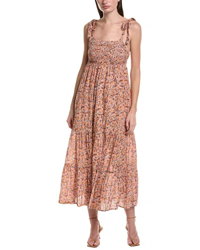 Saltwater Luxe Tank Midi Dress In Orange