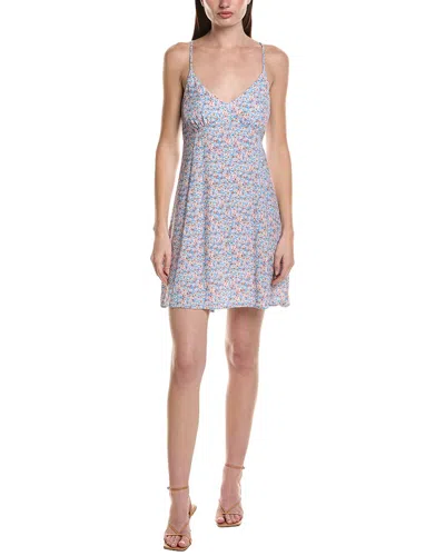 Saltwater Luxe Tank Mini Dress In Blue