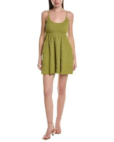 Saltwater Luxe Tank Mini Dress In Green