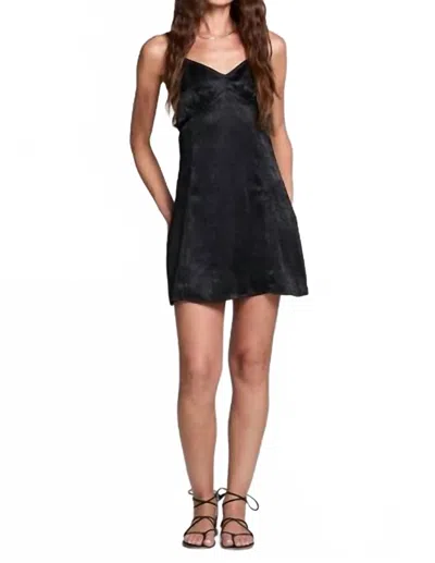 Saltwater Luxe Tank Mini Dress In Black