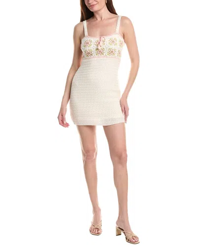 Saltwater Luxe Tank Mini Dress In Neutral