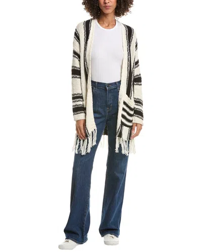 Saltwater Luxe Tassel Fringe Cardigan In Multi