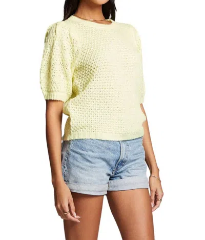 Saltwater Luxe Textured Doc Sweater In Sunglow In Multi
