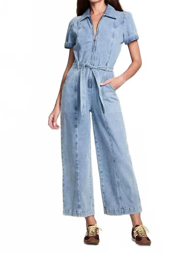 Saltwater Luxe Thalia Jumper In Stone Wash Denim In Blue