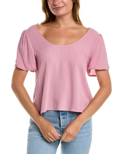 Saltwater Luxe Tulip Sleeve Top In Multi