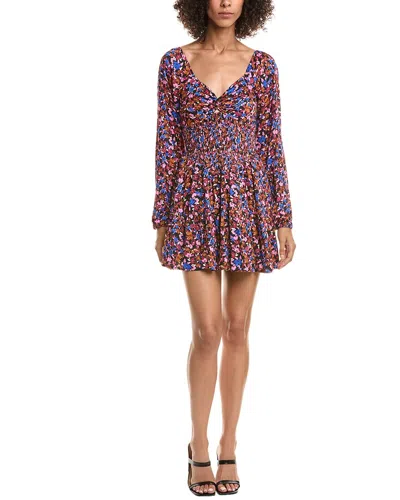 SALTWATER LUXE TWISTED BODICE MINI DRESS