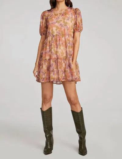 Saltwater Luxe Tyler Mini Dress In Multi In Black