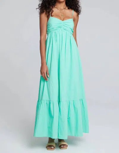 Saltwater Luxe Under The Sea Maxi Dress In Sea Green In Blue