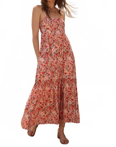 Saltwater Luxe Women's Esme Maxi Dress In Red In Multi