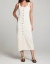 Saltwater Luxe Women's Solara Midi Dress In Salt In White