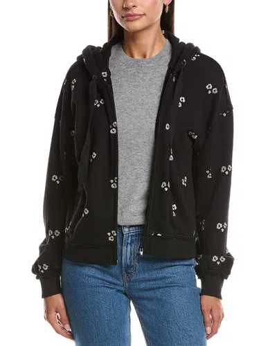 Saltwater Luxe Zip-up Hoodie In Black