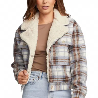 SALTWATER LUXE ZUMI PLAID JACKET IN MULTI