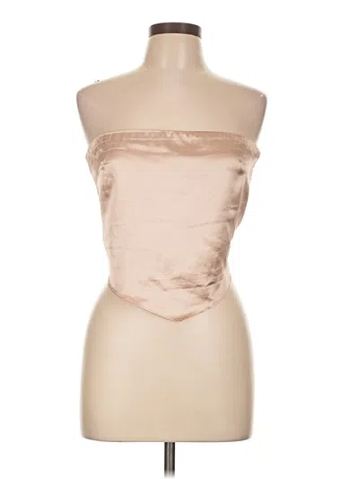 Pre-owned Salty Bodysuit In Tan