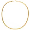 Salty Cali Women's Gold Herringbone Necklace ~ Salty Babes