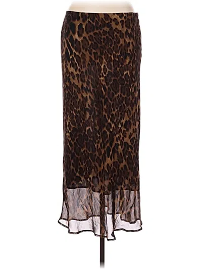 Pre-owned Salty Casual Skirt In Brown