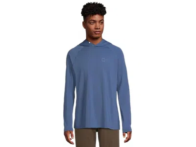 Salty Crew Apex Perforated Sunshirt In Blue