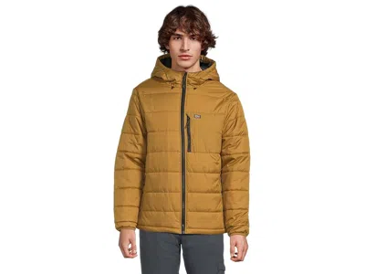 Salty Crew Barrier Hooded Jacket In Brown