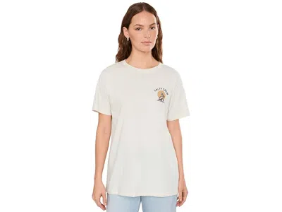 Salty Crew Beach Hut Boyfriend Tee Women's Clothing Off-white: Sm