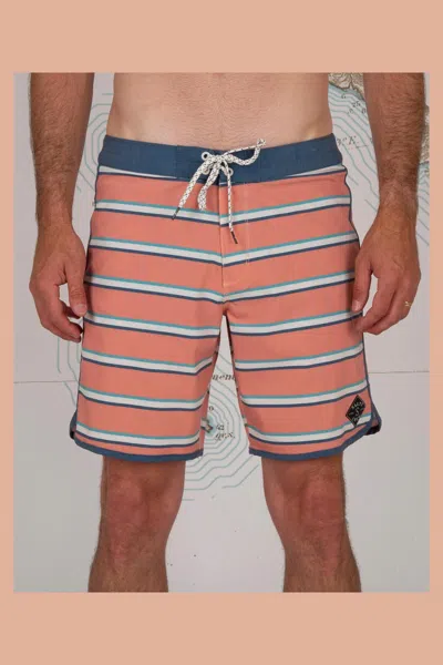 Salty Crew Beachbreak Boardies In Sunburn In Pink