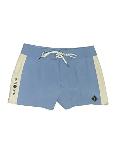 Pre-owned Salty Crew Board Shorts In Blue