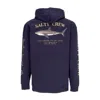 Salty Crew Bruce Hood Fleece Navy Men's Hoodie In Black