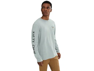 Salty Crew Bruce Long Sleeve T-shirts In Gray