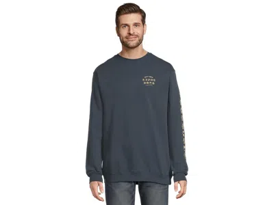 Salty Crew Call Sign Crew Fleece In Gray