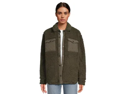 Salty Crew Calm Seas Shacket In Green