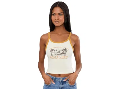 Salty Crew Charter Tank Women's Clothing Off-white: Xs