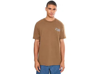 Salty Crew Coordinates Short Sleeve T-shirts Men's T Shirt Sepia: 2xl, Cotton In Brown