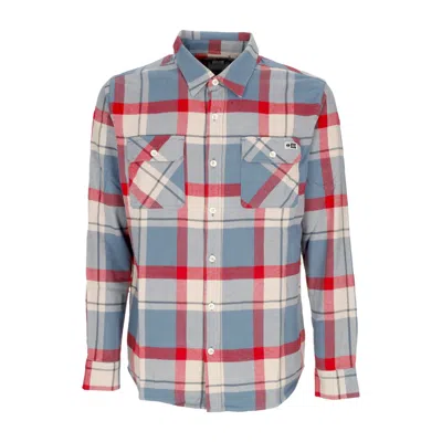 Salty Crew Dawn Patrol Men's Long Sleeve Shirt Flannel Slate
