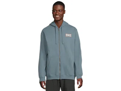 Salty Crew Essential Zip Fleece In Blue