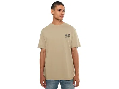 Salty Crew Flagship Short Sleeve Tee Men's T Shirt Twig: Sm In Brown