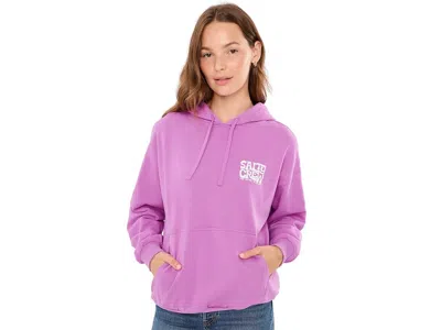 Salty Crew Freestyle Hoodie Women's Sweatshirt Violet: Sm In Purple