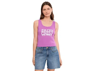 Salty Crew Freestyle Tank Women's Clothing Violet: Md In Pink