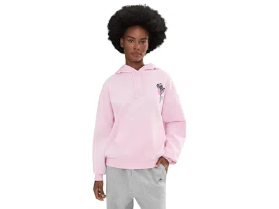 Salty Crew Geo Palm Hoodie In Pink