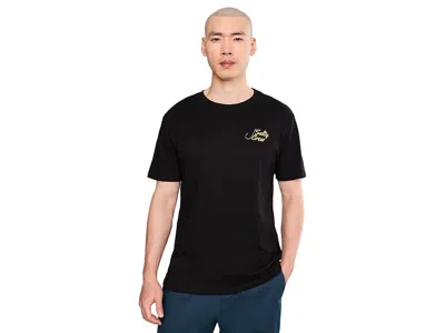 Salty Crew Hooked Up Short Sleeve T-shirts Men's T Shirt Black: Sm, Cotton