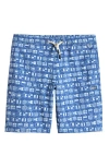 Salty Crew Kids' Crew Volley Swim Trunks In Blue