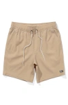 Salty Crew Kids' Drifter Hybrid Swim Trunks In Brown