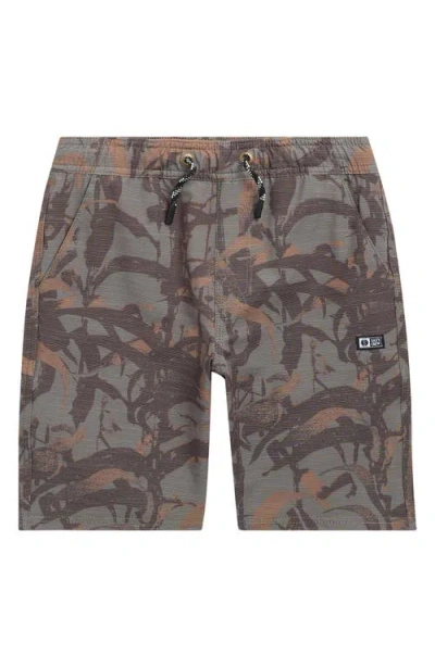 Salty Crew Kids' Drifter Hybrid Swim Trunks In Brown