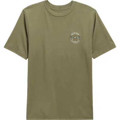 Salty Crew Kids' Jimmy Short Sleeve Graphic T-shirt In Brown