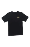 Salty Crew Kids' Sharper Cotton Graphic T-shirt In Black