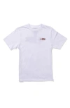 Salty Crew Kids' Sharper Cotton Graphic T-shirt In White