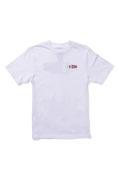 Salty Crew Kids' Sharper Cotton Graphic T-shirt In White