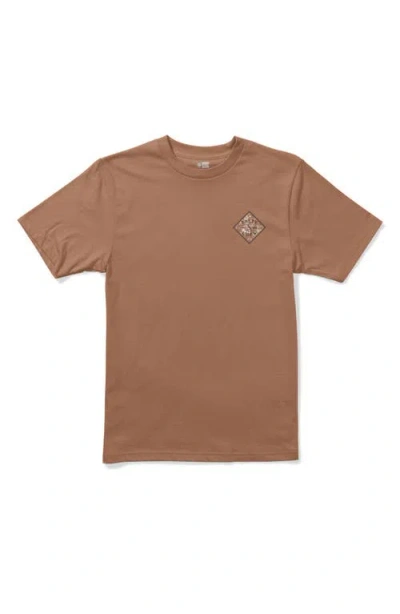 Salty Crew Kids' Tippet Fill Cotton Graphic T-shirt In Brown