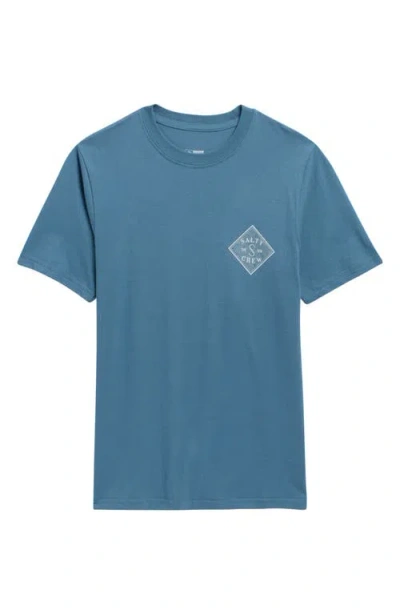 Salty Crew Kids Tippet Fill Cotton Graphic T-shirt In Gray