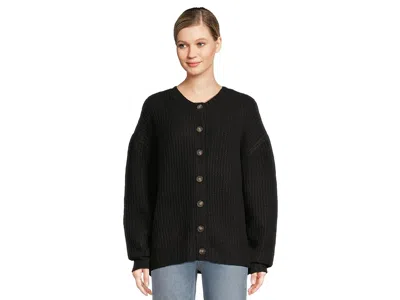 Salty Crew Mariner Cardigan In Black