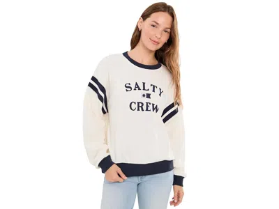 Salty Crew Maritime Crew Women's Sweater Off White: Xl