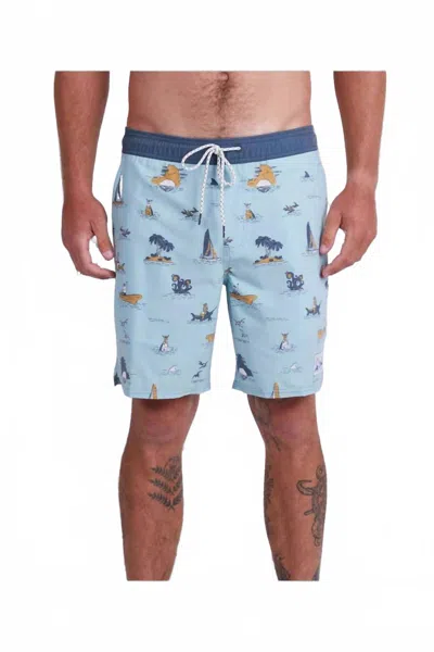Salty Crew Men's Island Days 2 Boardies In Aqua In Blue