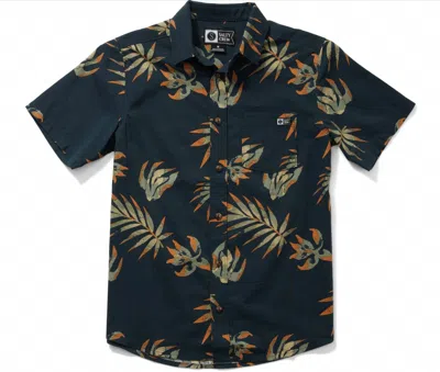 Salty Crew Men's Oasis Short Sleeve Shirt In Navy In Black